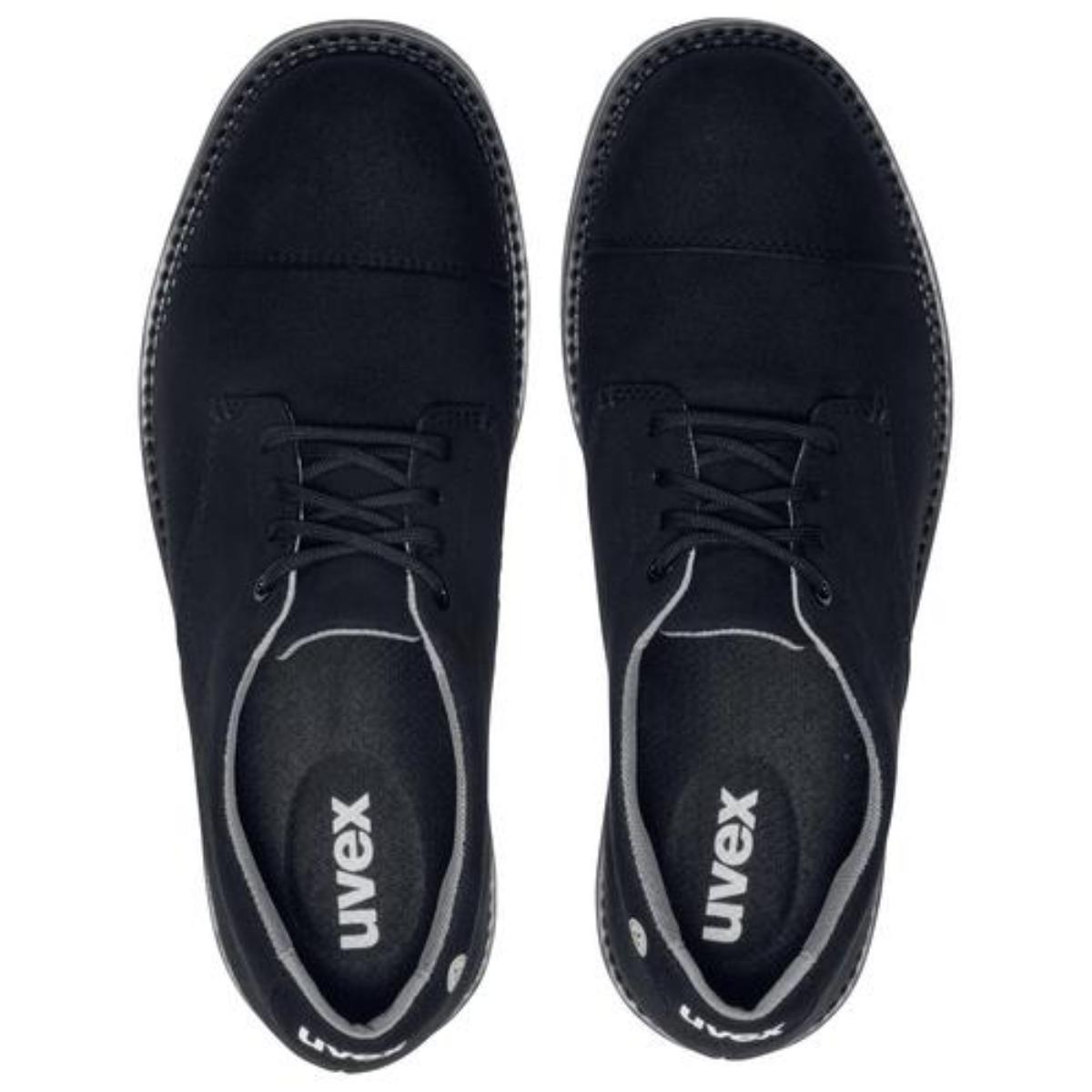 uvex 1 business Sicherheitsschuh Halbschuhe S3, schwarz