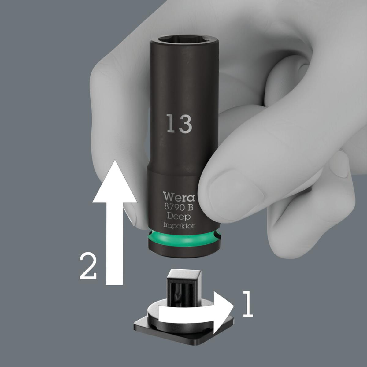 Wera 8790 B Impaktor Deep Set 1, 14-teiliges Set