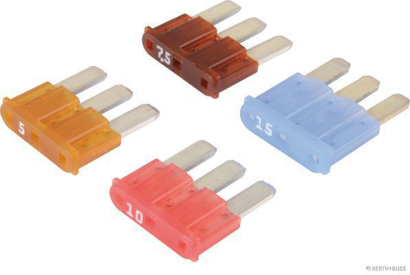 HERTH&BUSS Sicherungssatz, MICRO3, 5 - 15 A, 4 pcs
