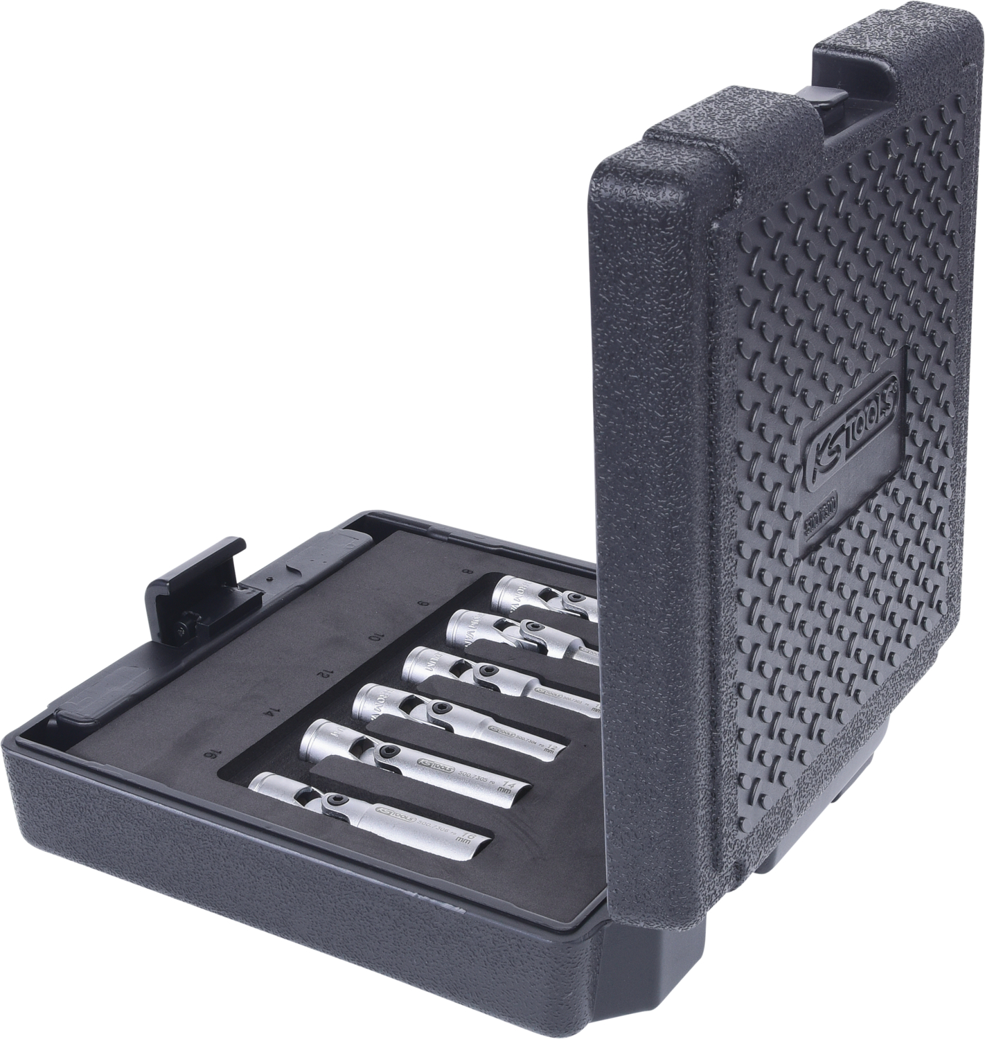 KS Tools 3/8" Glühkerzen-Gelenknuss-Satz, kurz, 6-tlg