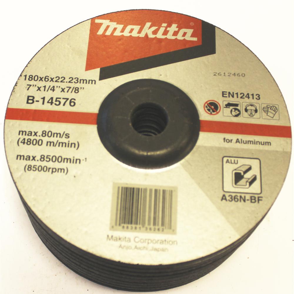 Makita Schruppscheibe Alu, 180 mm - 10 Stück - B-14576-10