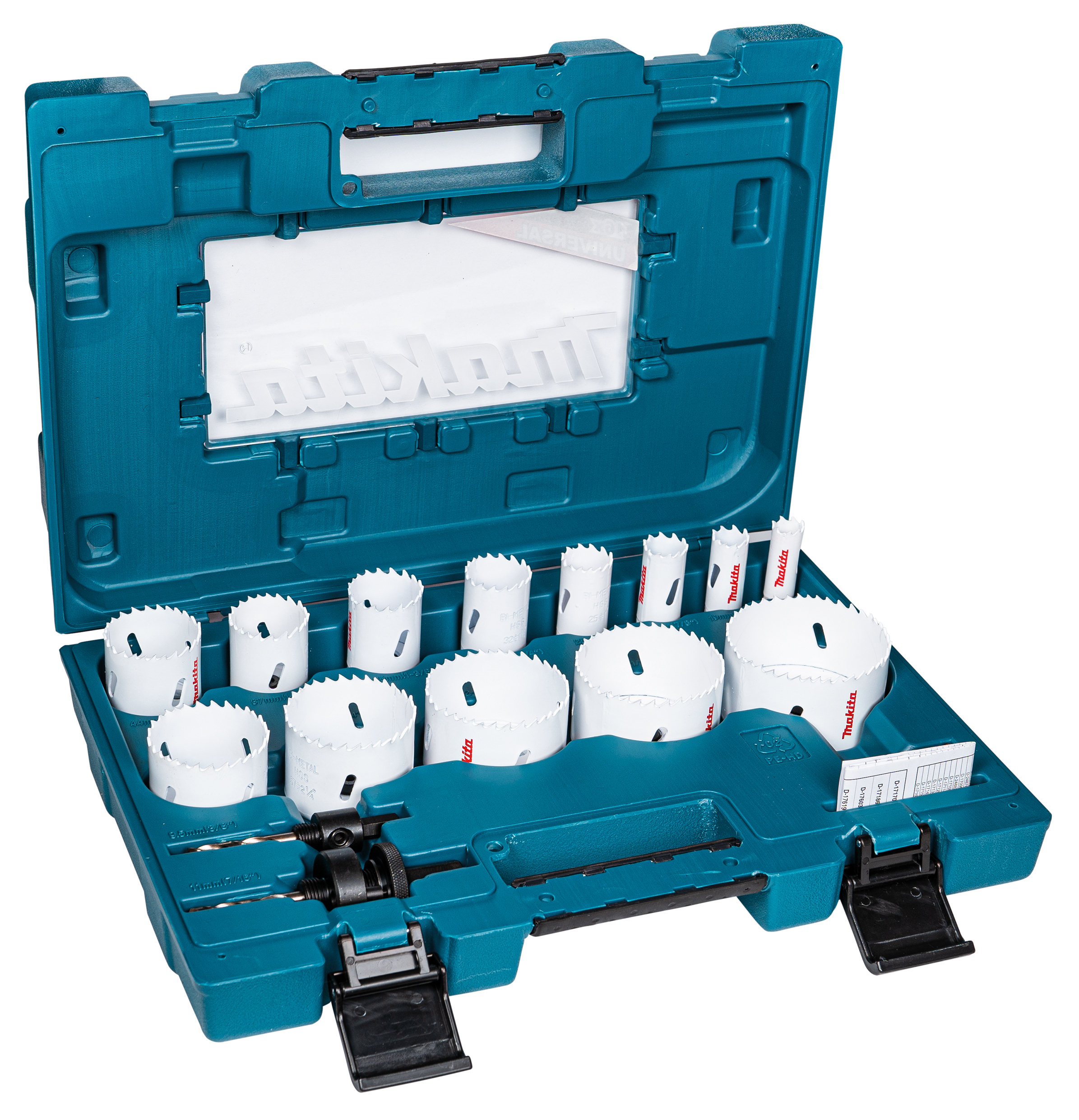 Makita HSS BiM Lochsägen Universal-Set, Ø 16-76mm - Schnitttiefe 38mm - D-63993