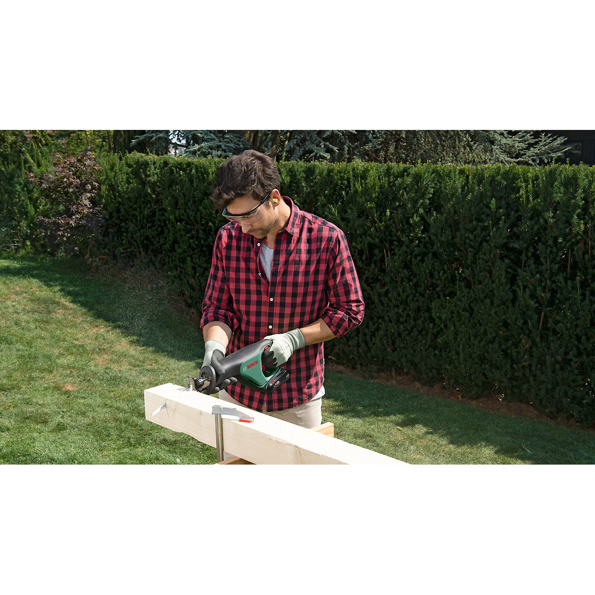 Bosch Akku-Säbelsäge AdvancedRecip 18 mit 1x Sägeblatt, 1x Akkupack, Ladegerät