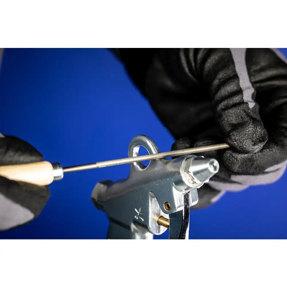 PFERD TOOLS Schlüsselfeile mit Heft Rund Hieb 2 für filigrane Feilarbeiten