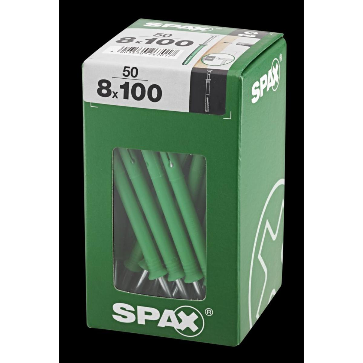 SPAX Nagelduebel Senkkopf Z3 XL, 50 Stück