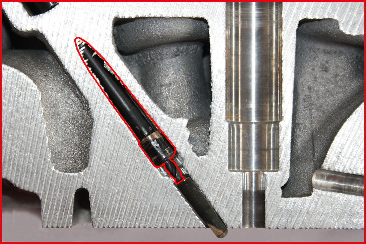 KS Tools Universal Glühkerzenspitzen-Ausbohrsatz M8 x 1,0
