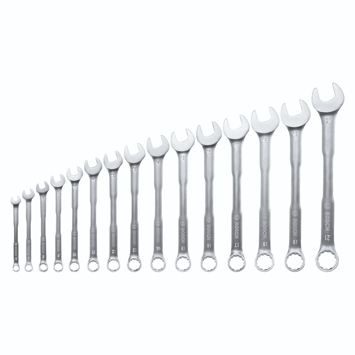 Bosch Kombischlüssel, 15-teiliges Set