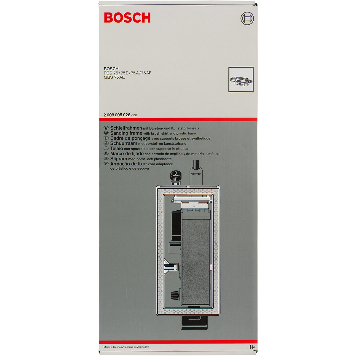 Bosch Schleifrahmen für PBS 75 A/AE, GBS 75 A/AE