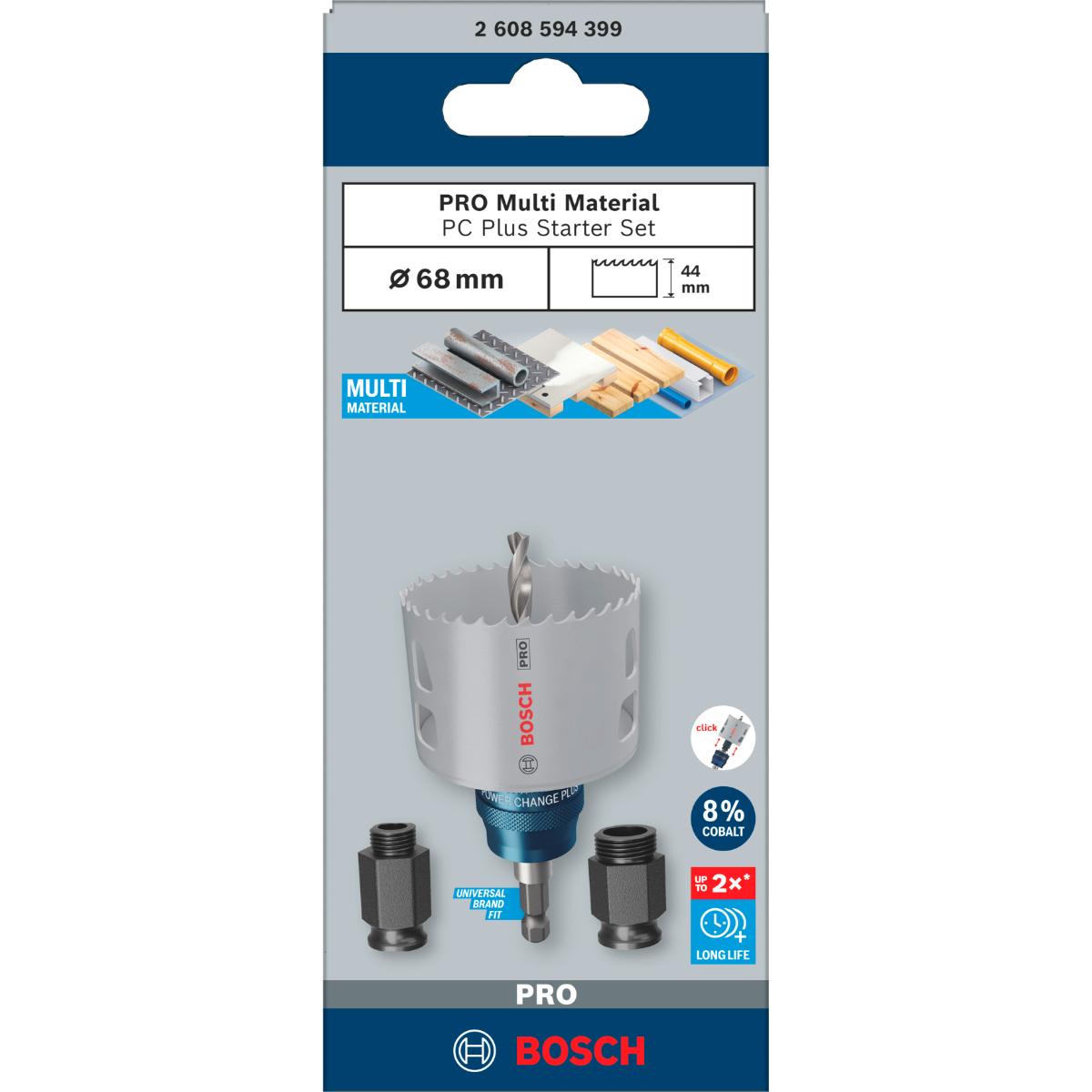 Bosch PRO Multi Material PC Plus Lochsäge Starter-Set