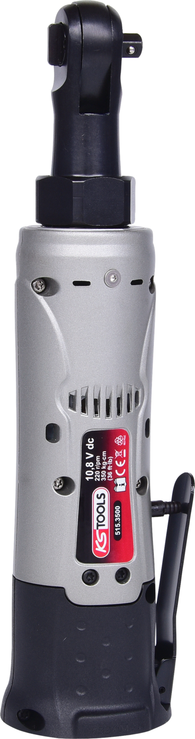 KS Tools 1-4'' Akku-Umschaltknarre, 34Nm, 220 U-min 10,8V, mit 1 Akku und 1 Ladegerät