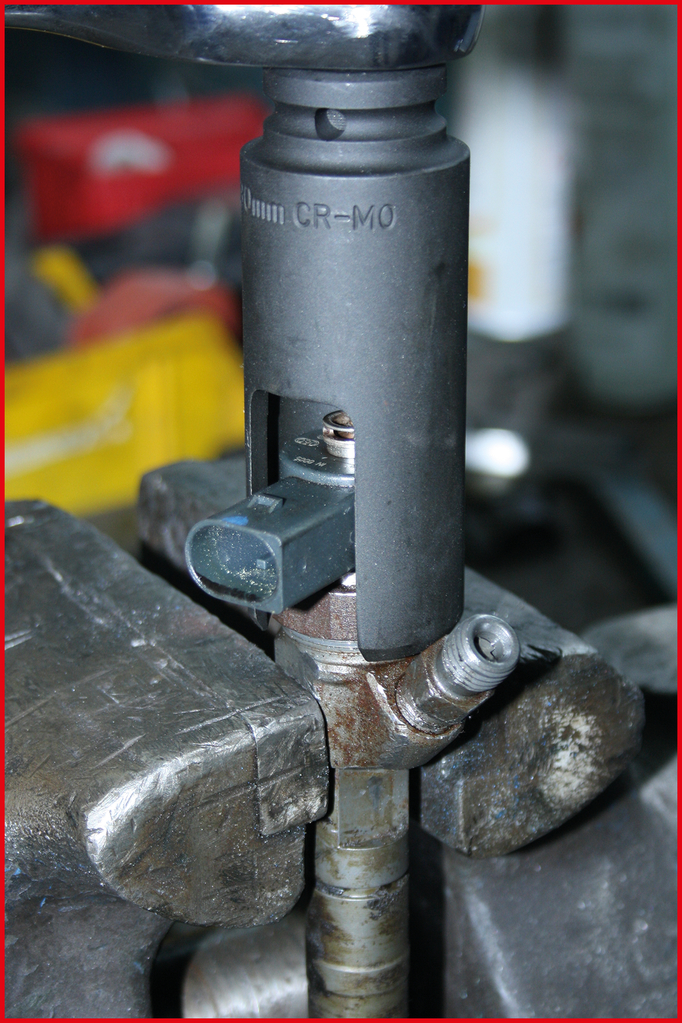 KS Tools 1/2" Einspritzdüsen-Stecknuss, 25,0 mm