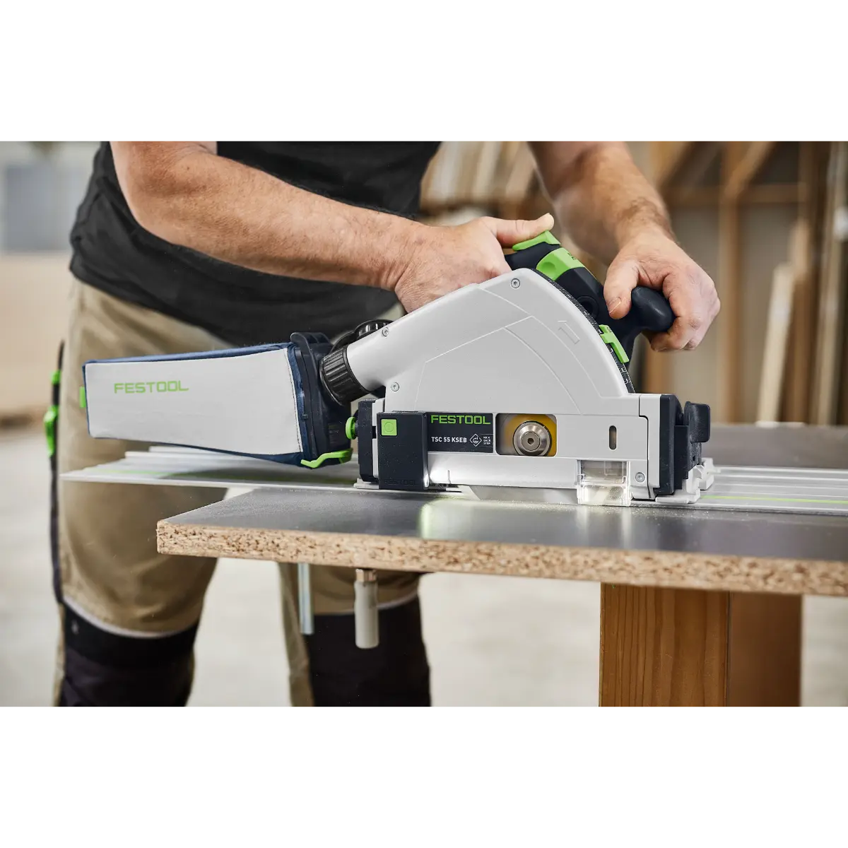Festool Akku-Tauchsäge TSC 55 KSEB-Basic