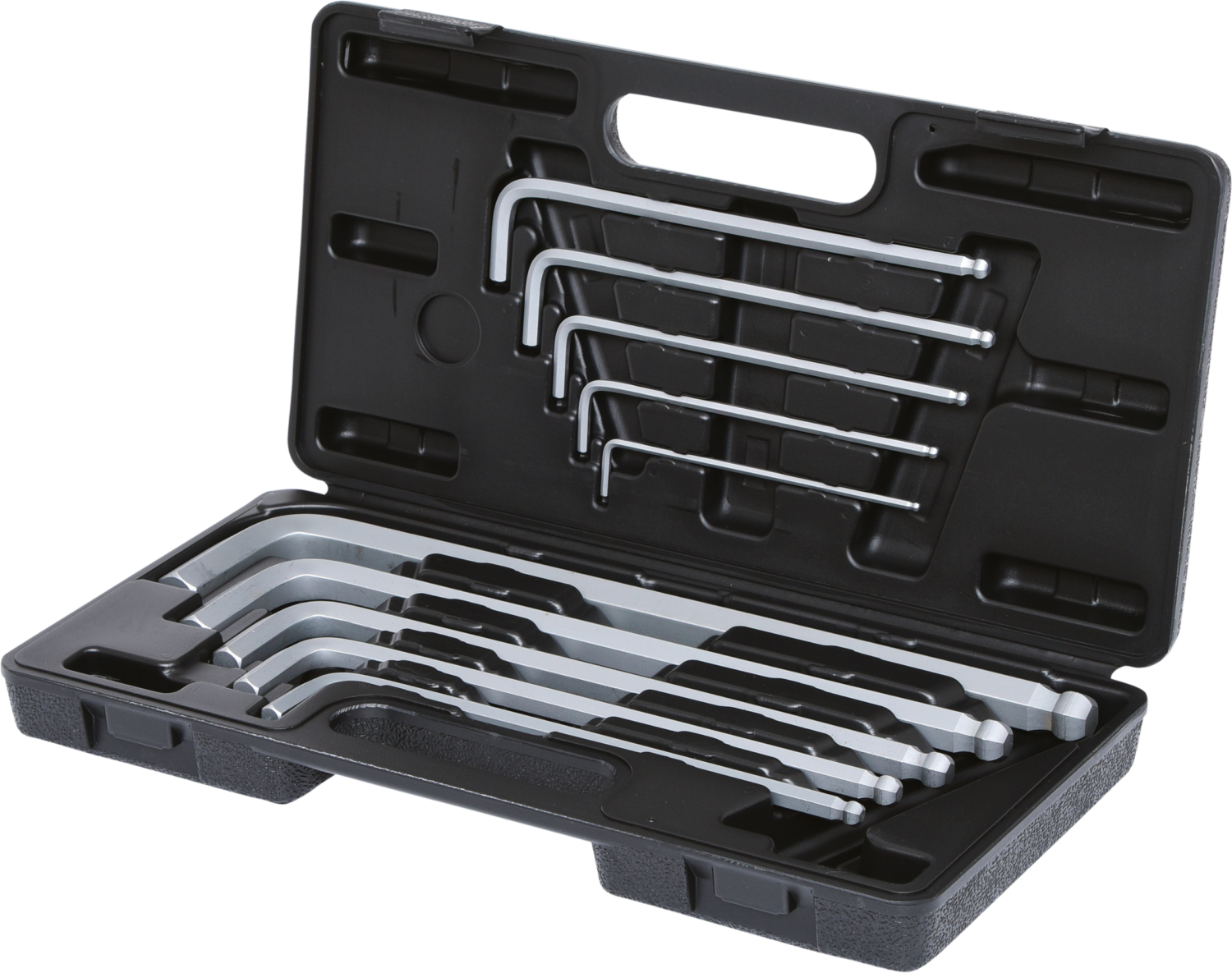 KS Tools Kugelkopf-Innensechskant-Winkelstiftschlüssel-Satz,XL,10-tlg