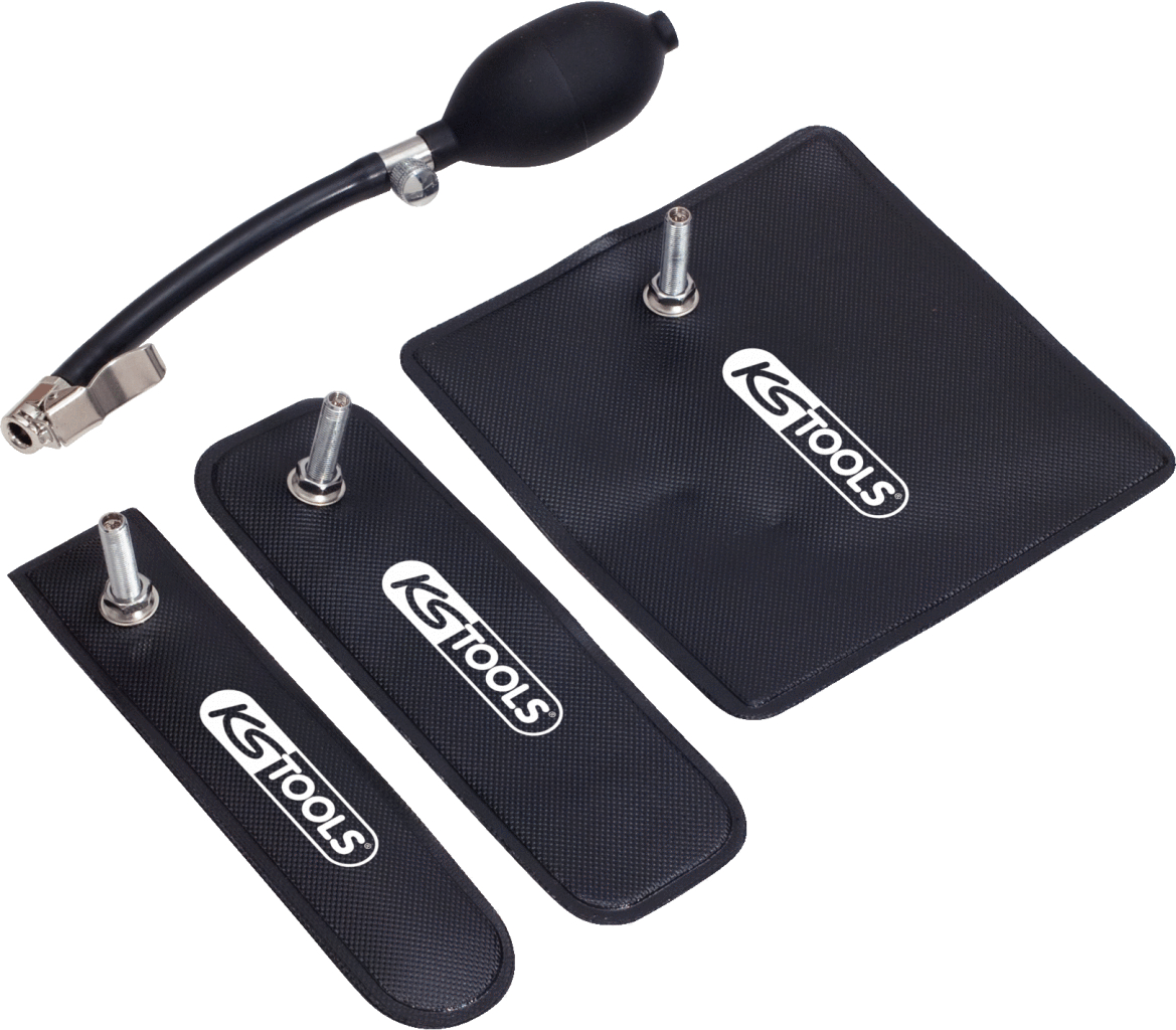 KS Tools Druckkissen-Satz mit Handpumpe, 4-tlg