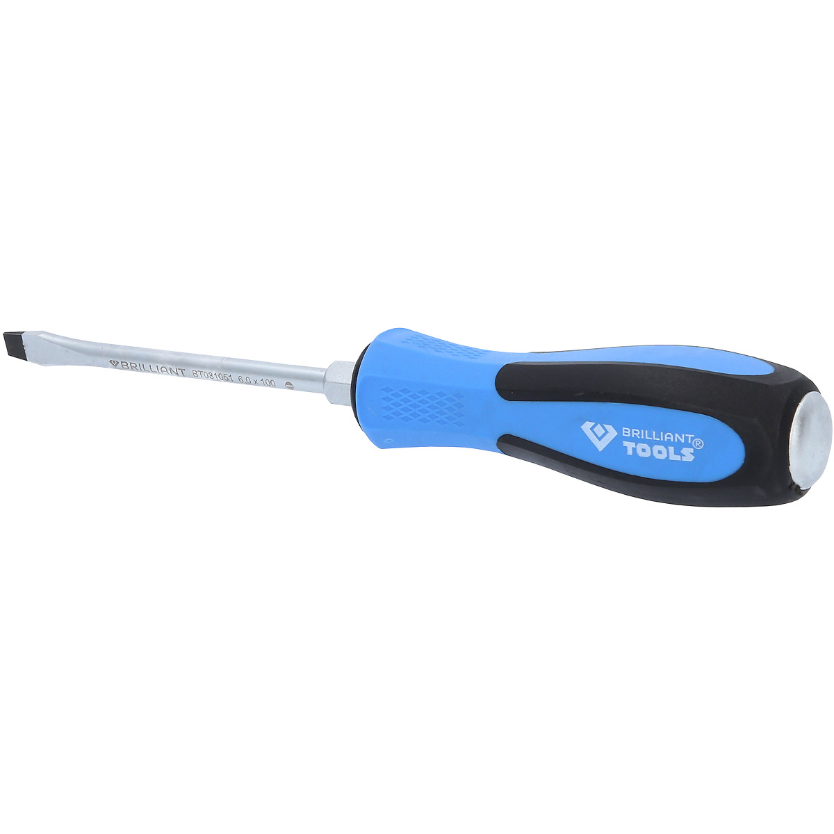 Brilliant Tools Schraubendreher Schlitz mit Schlagkappe