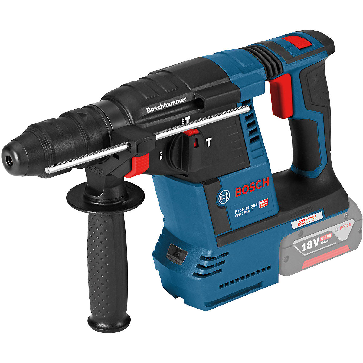 Bosch Akku-Bohrhammer mit SDS plus GBH 18V-26, Solo Version