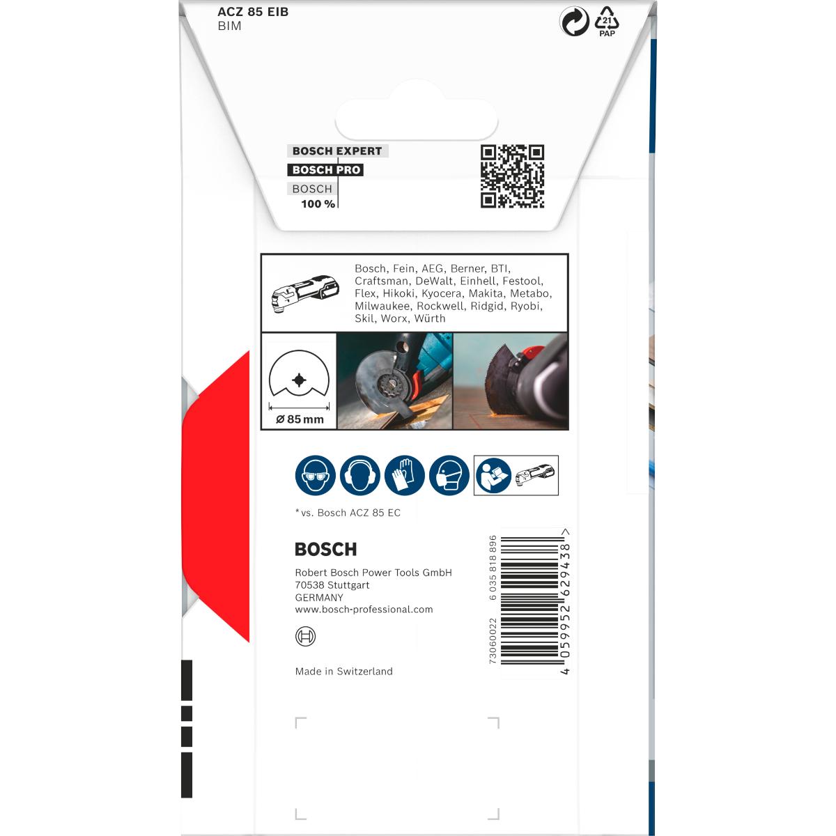 Bosch PRO ACZ 85 EIB Blatt für Multifunktionswerkzeuge,85 mm
