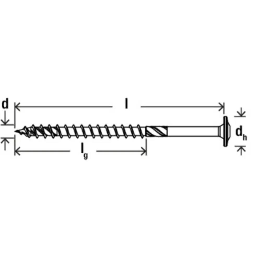 Fischer Spanplattenschraube 5,0x50 PowerFast FPF II WT25P BC, Tellerkopf, Innenstern TX, TG