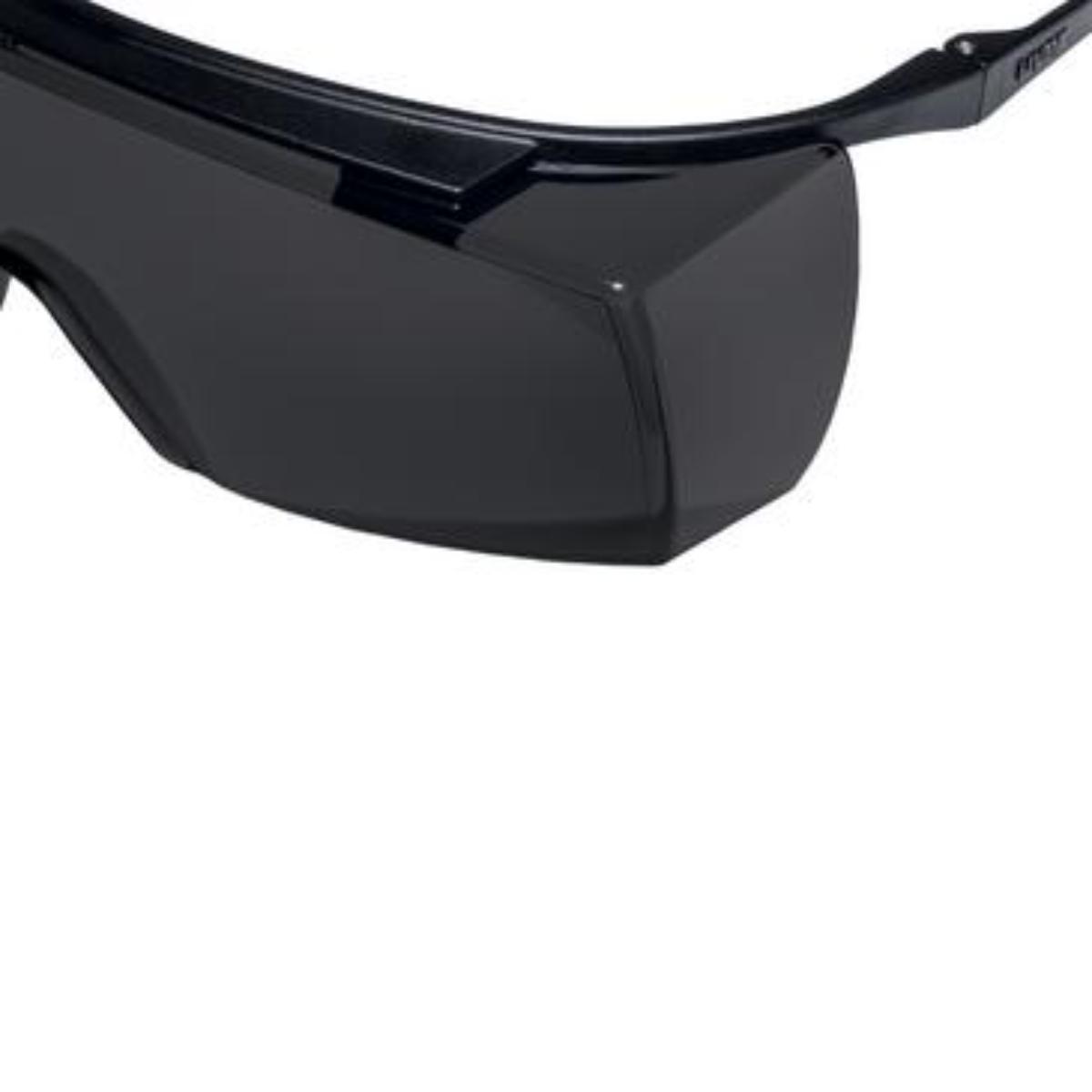 uvex Überbrille super f OTG Infrarotschutz 5,0 schwarz, rot