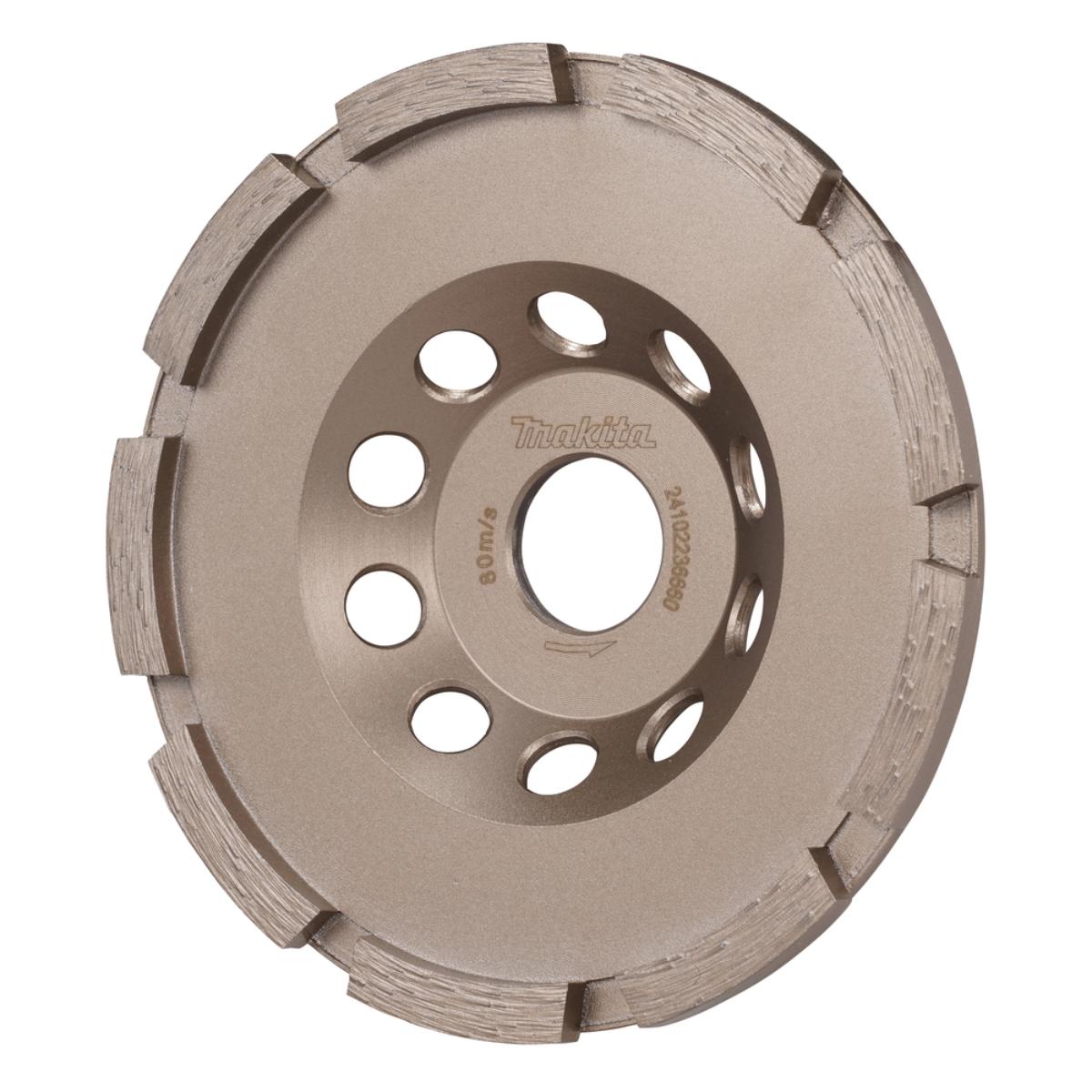 Makita Schleiftopf grob Ø 125 mm, grob, Für Beton