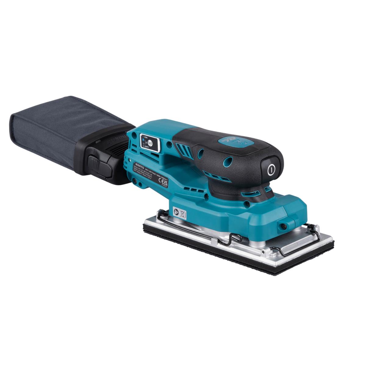 Makita Akku-Schwingschleifer XGT, Connector, 93x185 mm, 6.000 - 12.000 min(-1), 2,0 mm Hub, 1,6 m Kabel