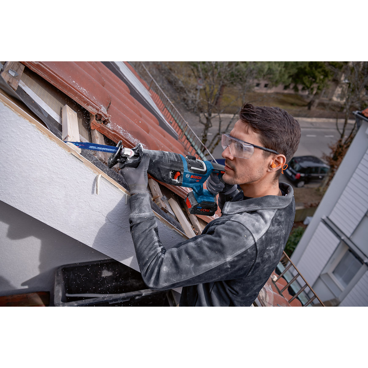 Bosch Akku-Säbelsäge BITURBO GSA 18V-28 mit Säbelsägeblatt Solo