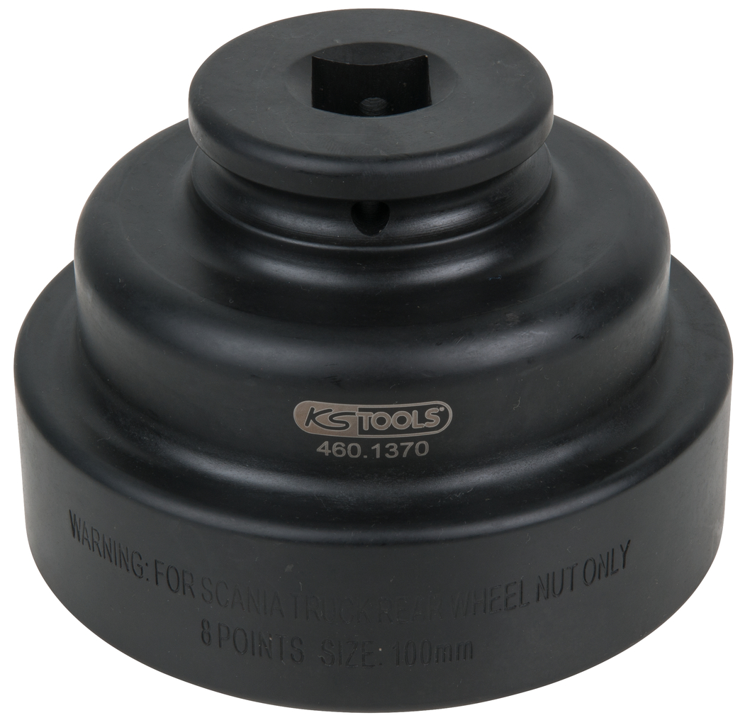 KS Tools 3/4"Achsmuttern-Schlüssel für Scania, 8-kant, 100 mm