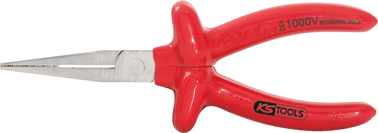 KS Tools 1000V Langbeck-Flachzange, 160mm