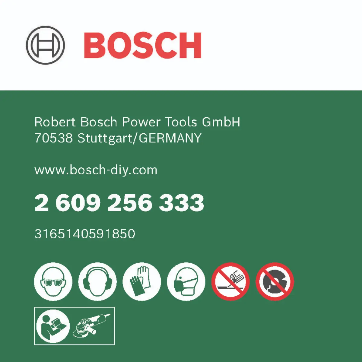 Bosch Trennscheiben-Set gekröpft für Metall D= 125 mm, 5-tlg.