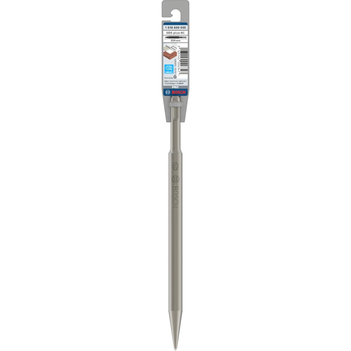 Bosch PRO Spitzmeißel mit SDS plus-Aufnahme, 250 mm, ohne Drehstopp