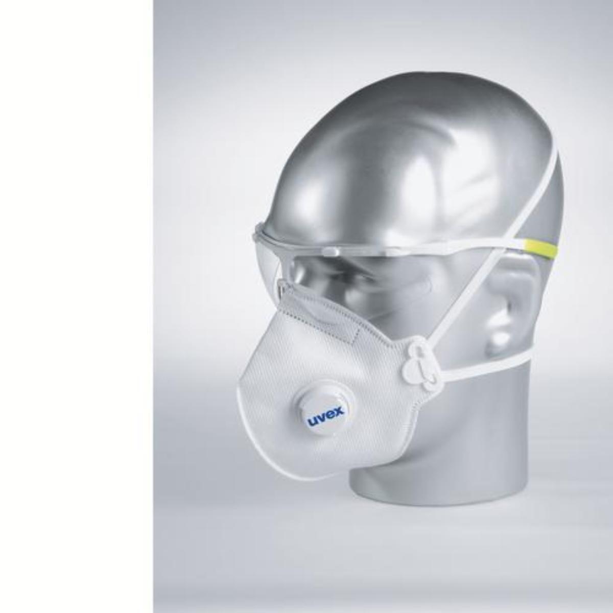 uvex silv-Air c Atemschutzmaske 3110 FFP1 mit Ausatemventil - 15 Stück