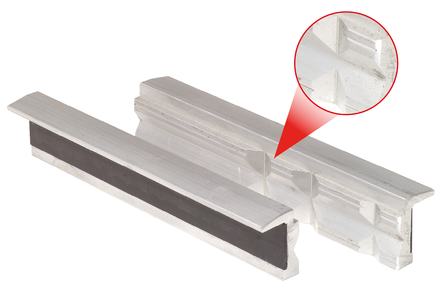 KS Tools Alu-Schraubstock-Schonbacken, Trapeznutzen