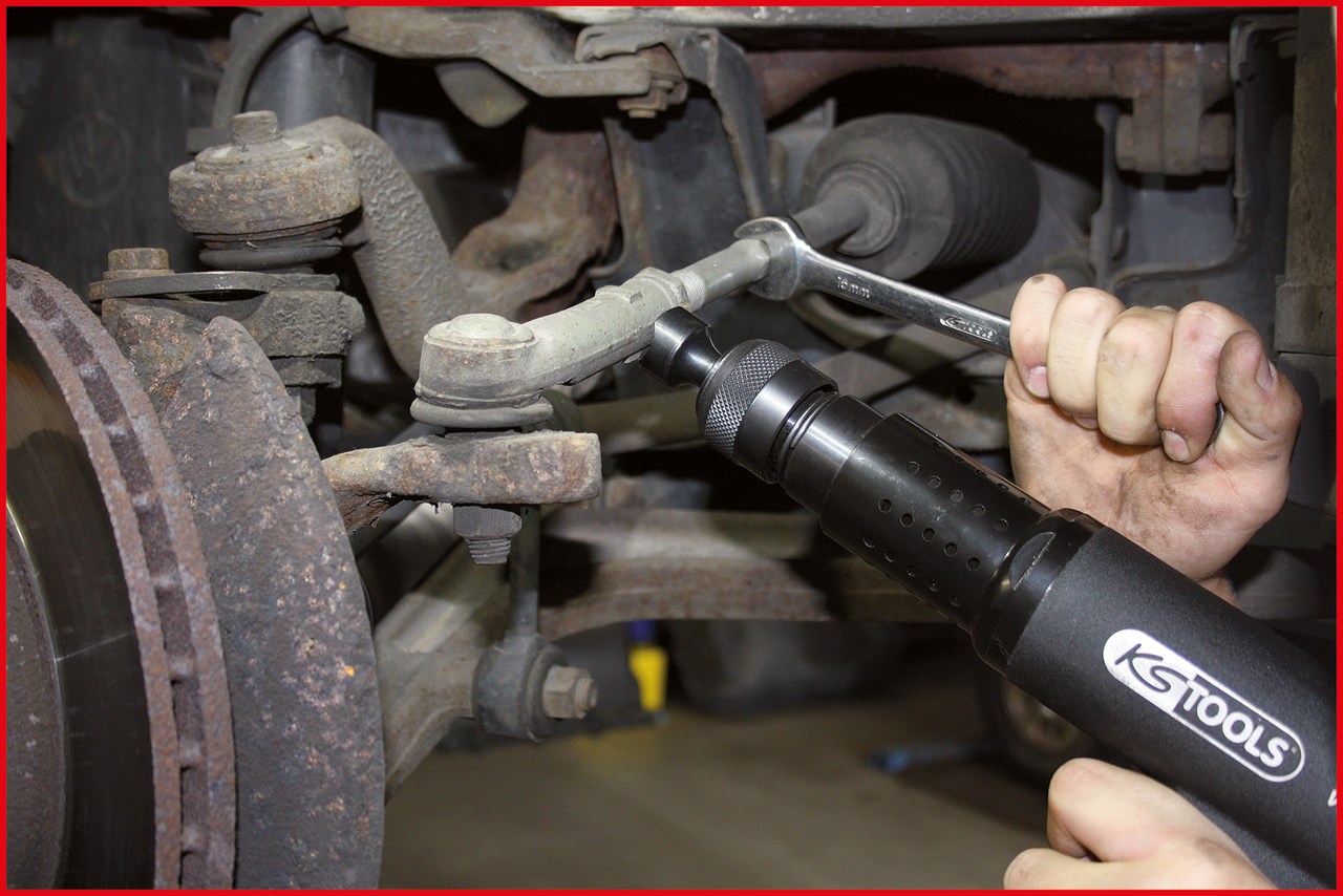 KS Tools Vibro-Impact Druckluft-Meißelhammer-Satz, 6-tlg