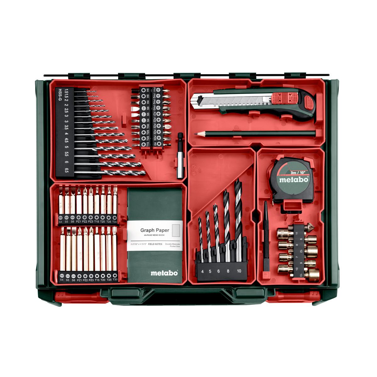 Metabo Mobile Werkstatt BS 18 L Set - 2x 2Ah Li-Power, SC 30