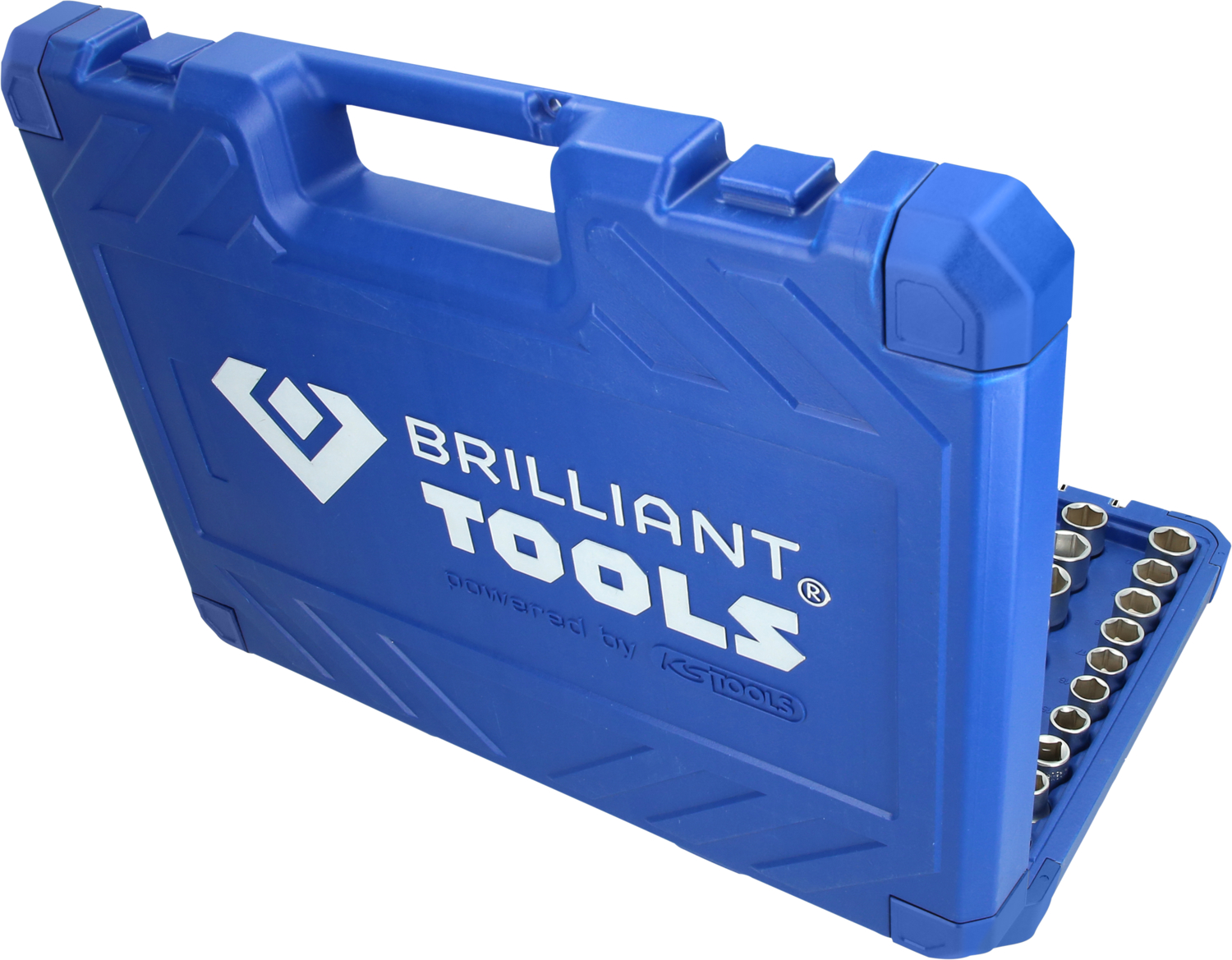 Brilliant Tools Steckschlüssel-Satz, 172-tlg, 1/4", 3/8", 1/2" - BT023172