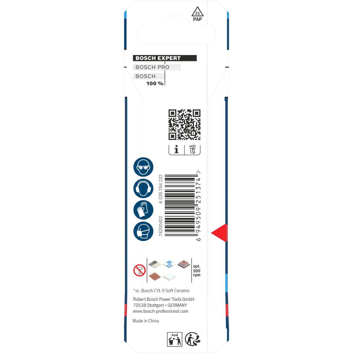 Bosch EXPERT HEX-9 Hard Ceramic Bohrer, 3 x 90 mm