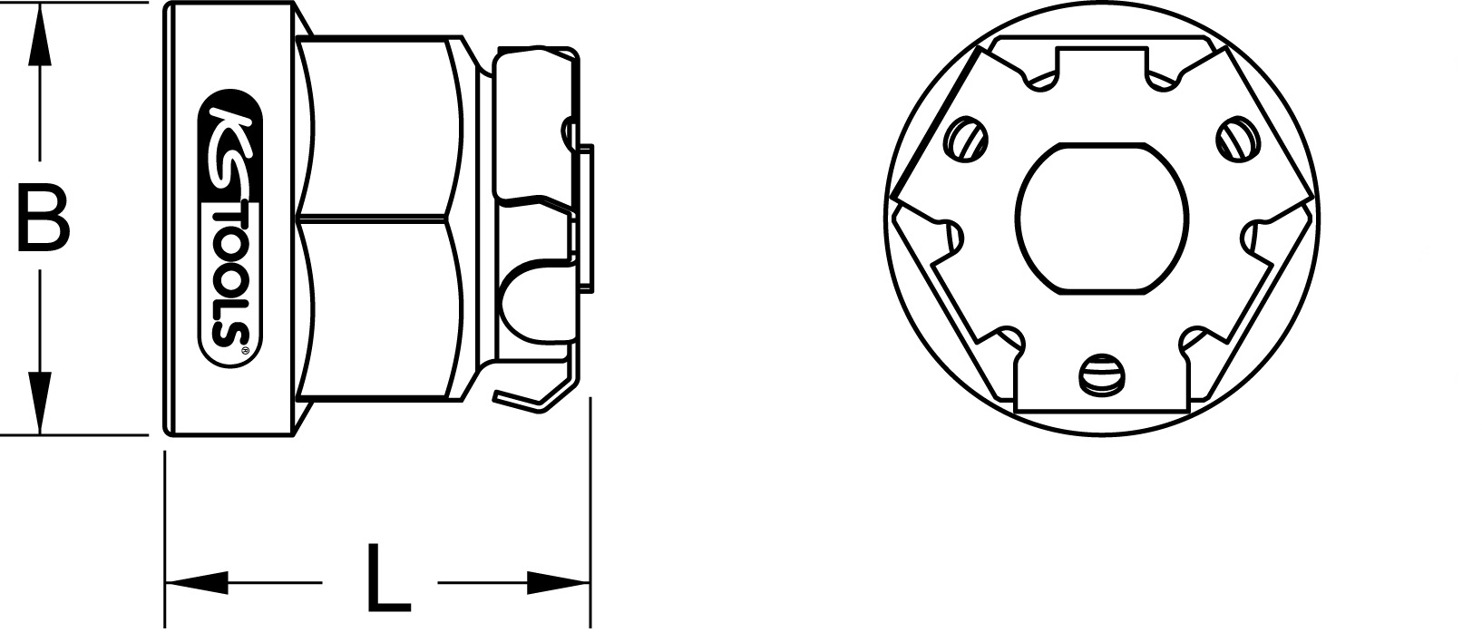 KS Tools GEARplus Bit-Adapter
