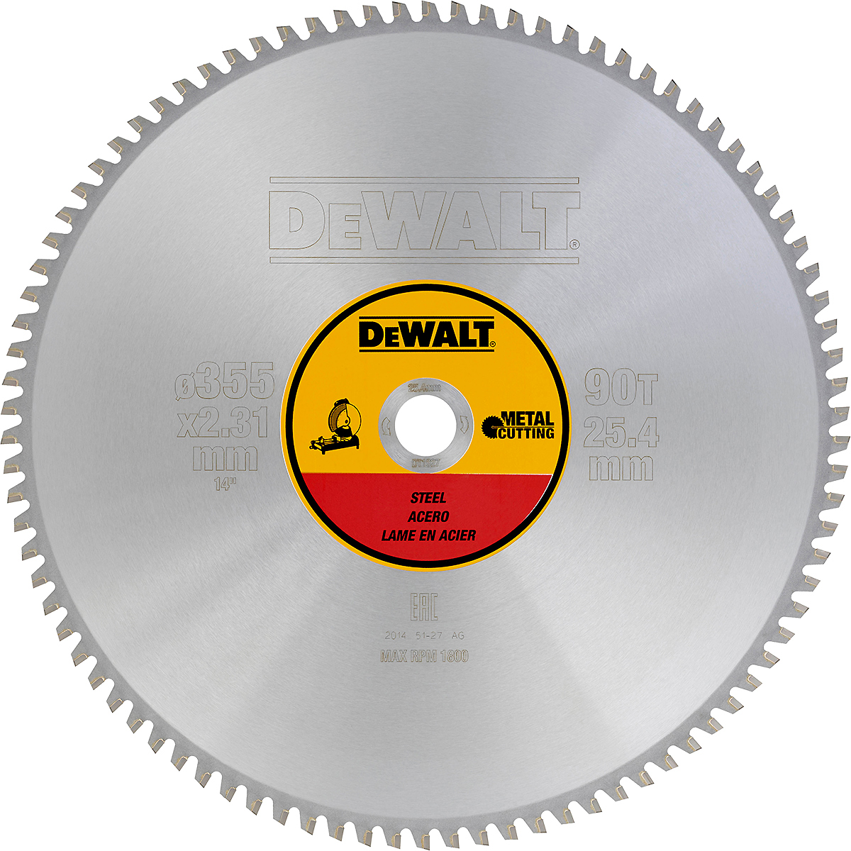 DEWALT XR EXTREME Kreissägeblatt stationär Metall/Stahl
