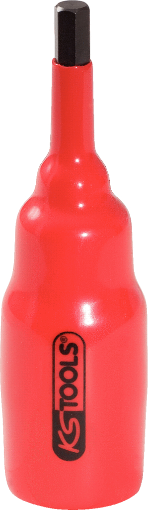 KS Tools 1/2" Bit-Stecknuss mit Schutzisolierung für Innensechskant-Schrauben