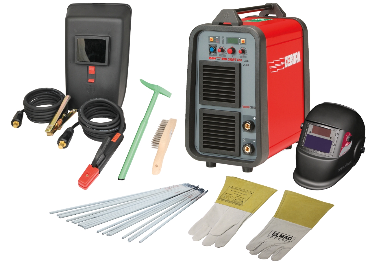 ELMAG Schweißinverter POWER ROD 380/T Cell - Super Set