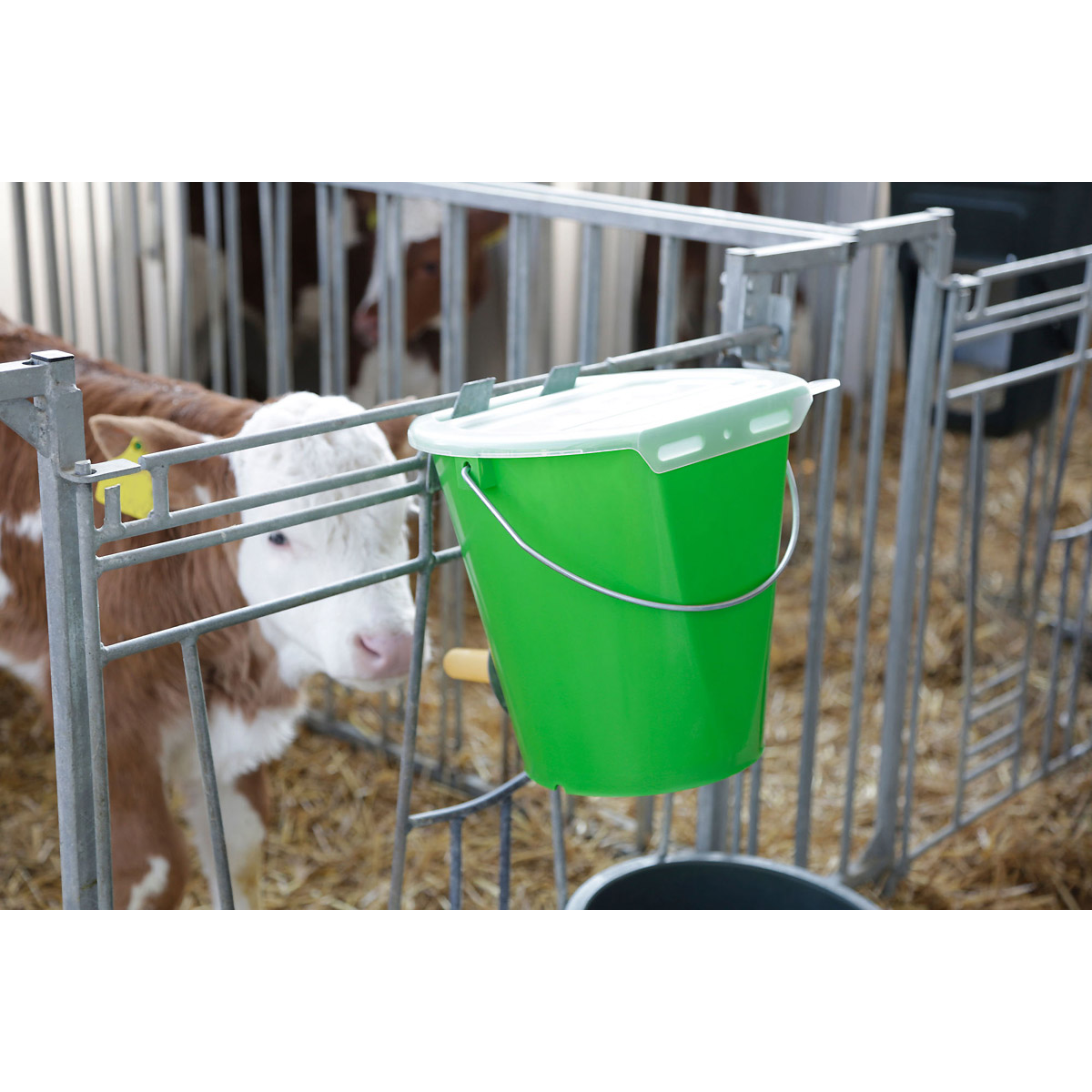 Kerbl Deckel MilkGuard für Tränkeeimer, weiß transparent