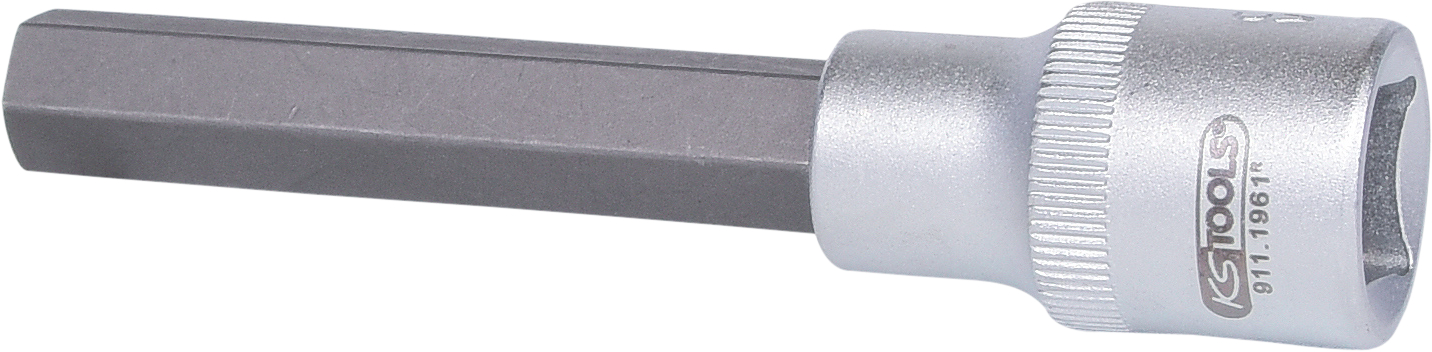 KS Tools 1/2" Bit-Stecknuss Innensechskant, lang