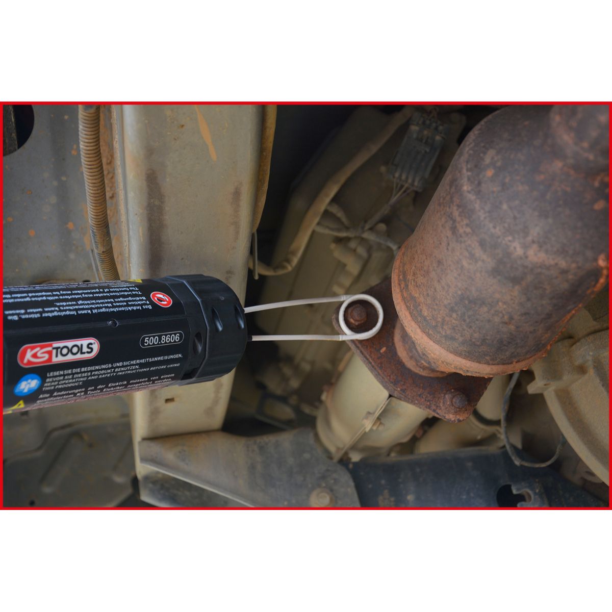 KS Tools Induktions-Heizpistolen-Satz mit Schnellverriegelung, 6-tlg