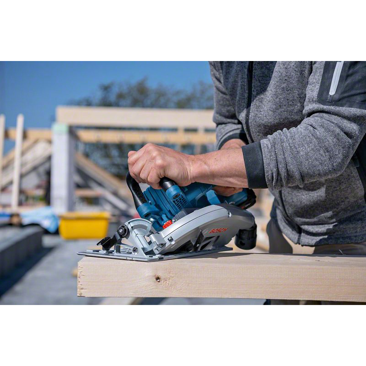 Bosch Akku-Kreissäge GKS 18V-70 L in L-BOXX 238