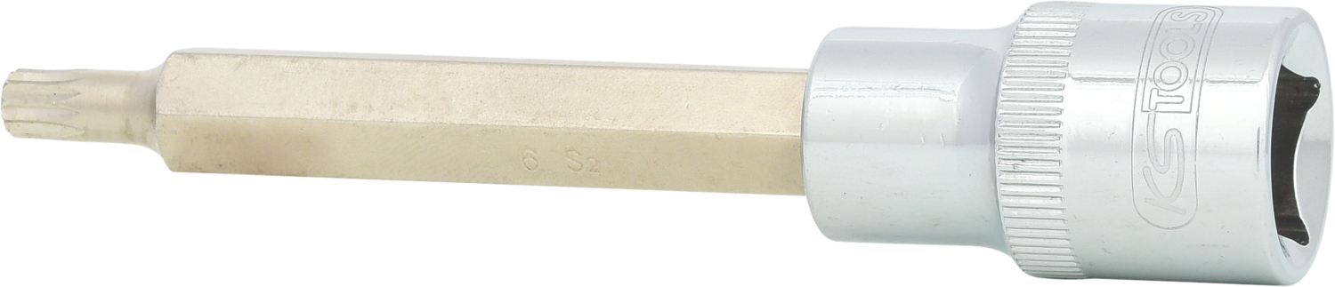 KS Tools 1/2" CHROMEplus Bit-Stecknuss, lang