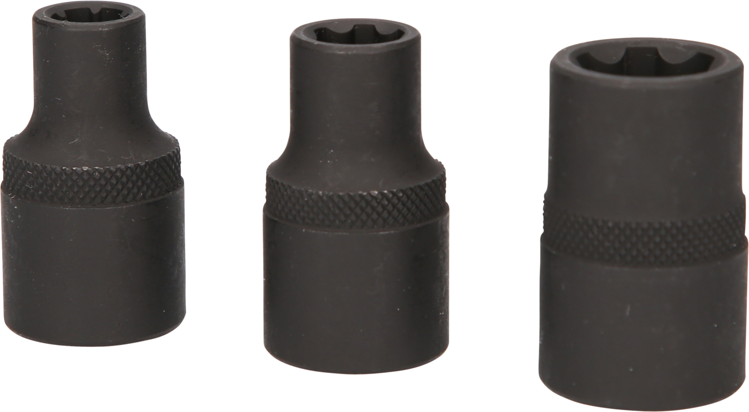 KS Tools 1/2" RIBE®-Kraft-Stecknuss-Satz, kurz, 3-tlg