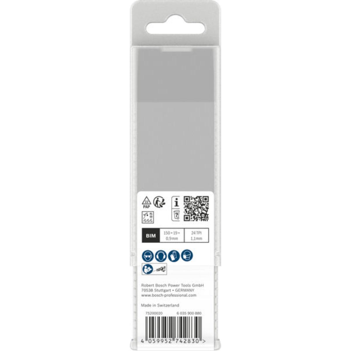 Bosch Thin Metal S922AF Blatt, 0,9 x 19 x 150 mm, 25-Stück