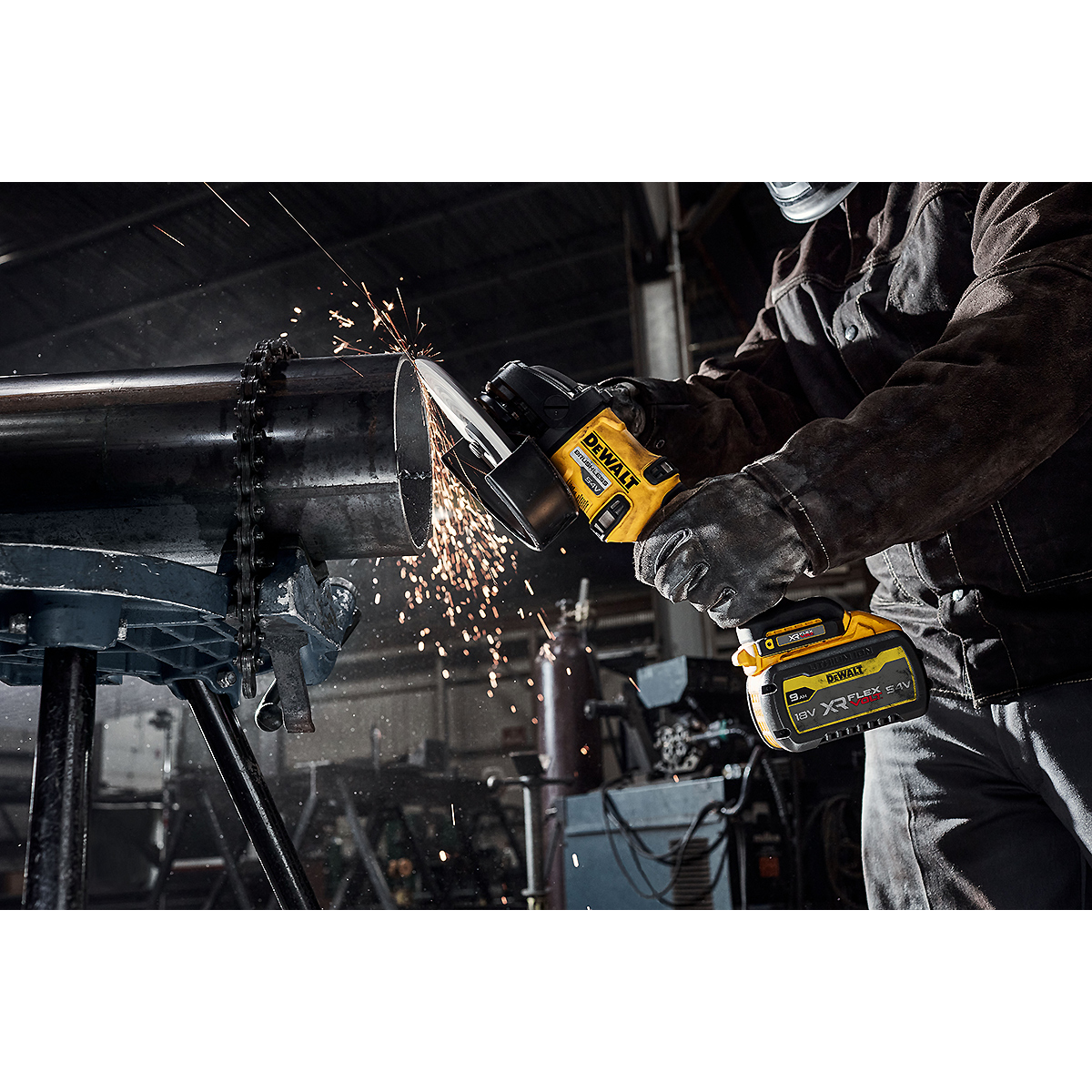 DEWALT Akku-Winkelschleifer 54V 180mm Basisversion