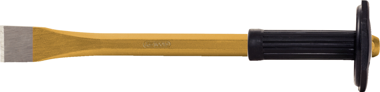 KS Tools Maurermeißel mit Handschutzgriff, 8-kant
