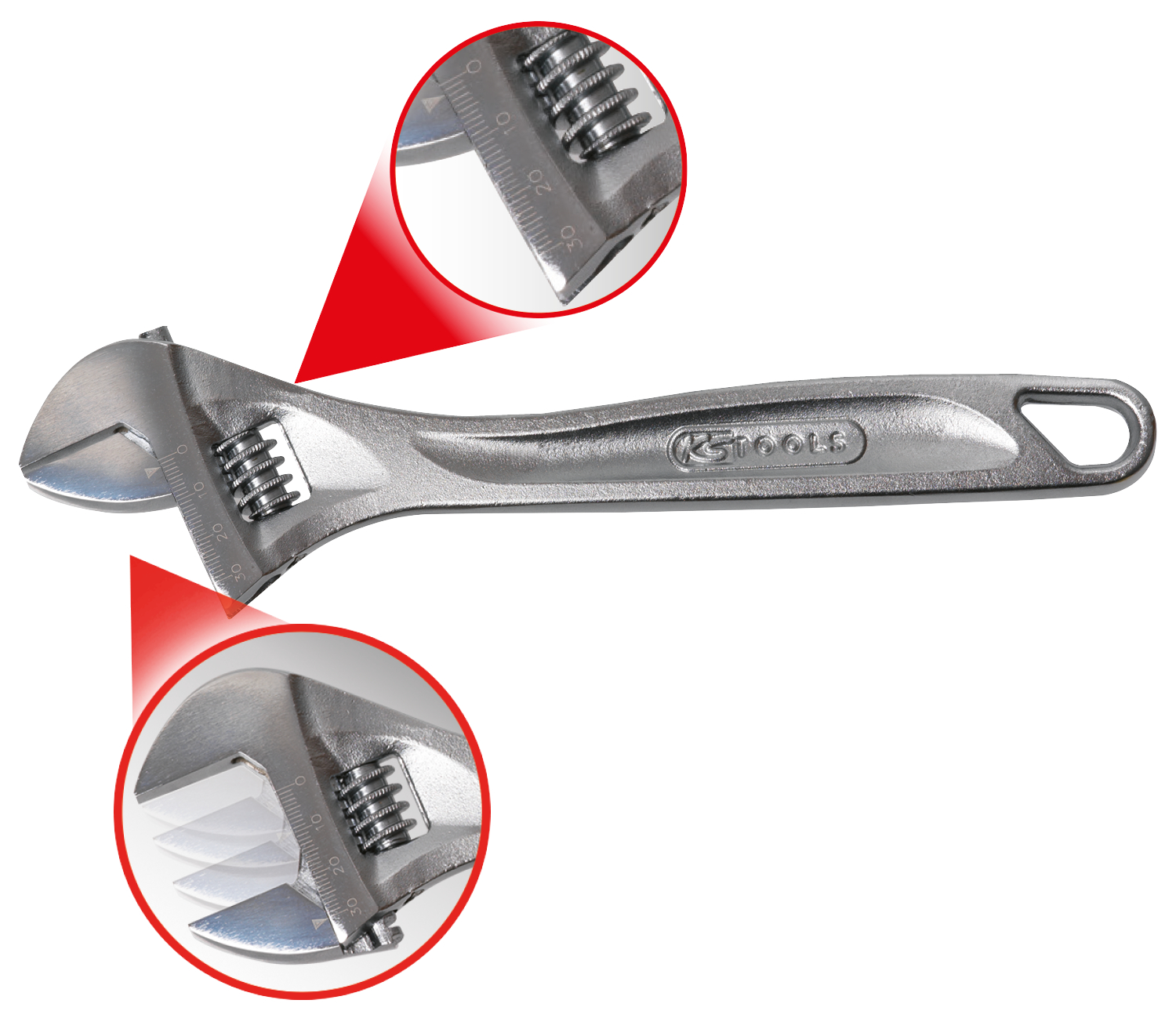 KS Tools Rollgabelschlüssel, verstellbar